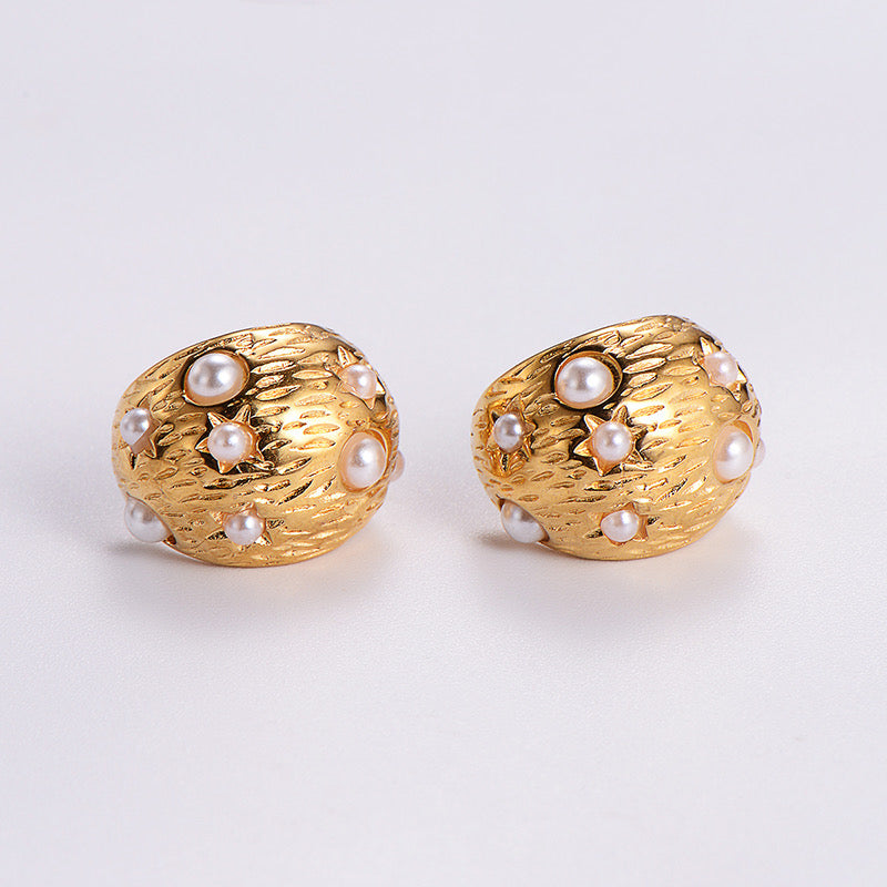 Alicia Pearl Statement Earrings