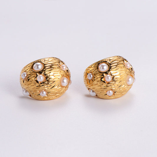 Alicia Pearl Statement Earrings