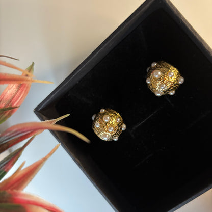 Alicia Pearl Statement Earrings