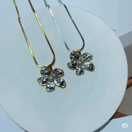 Summer Flower Jade Chain