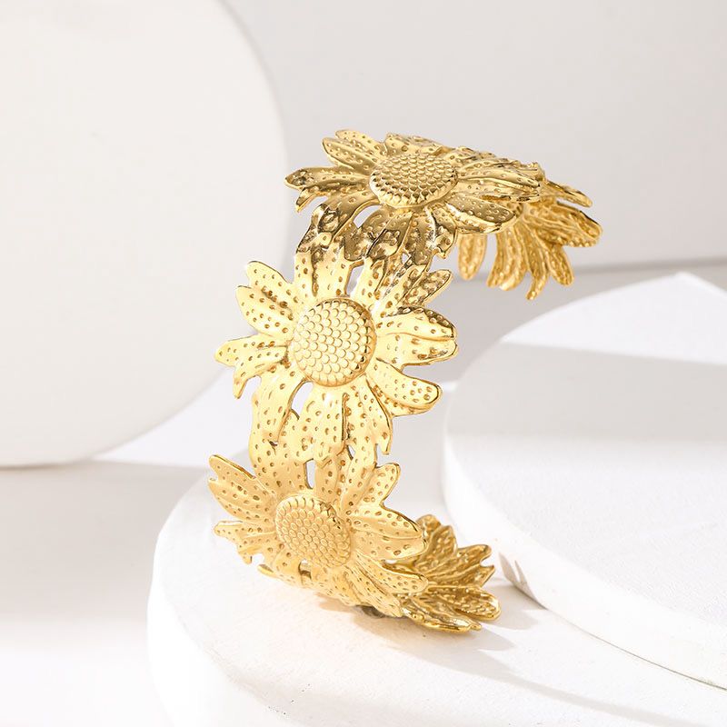 Golden Sunflower Cuff