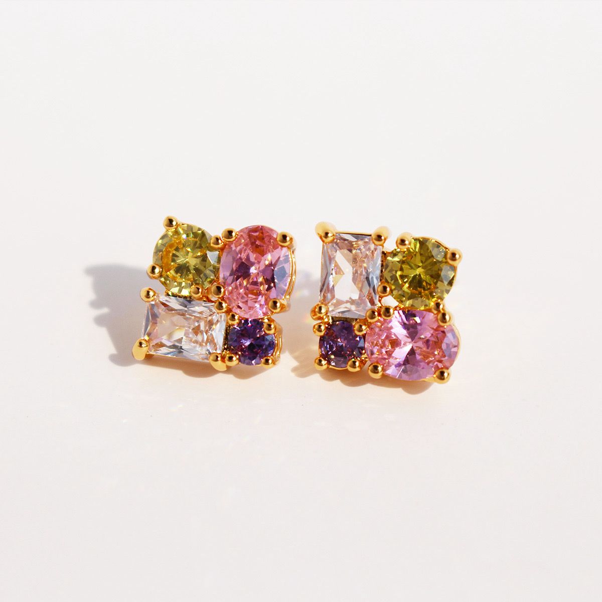 Femina love 24K Gold Plated Ear Studs