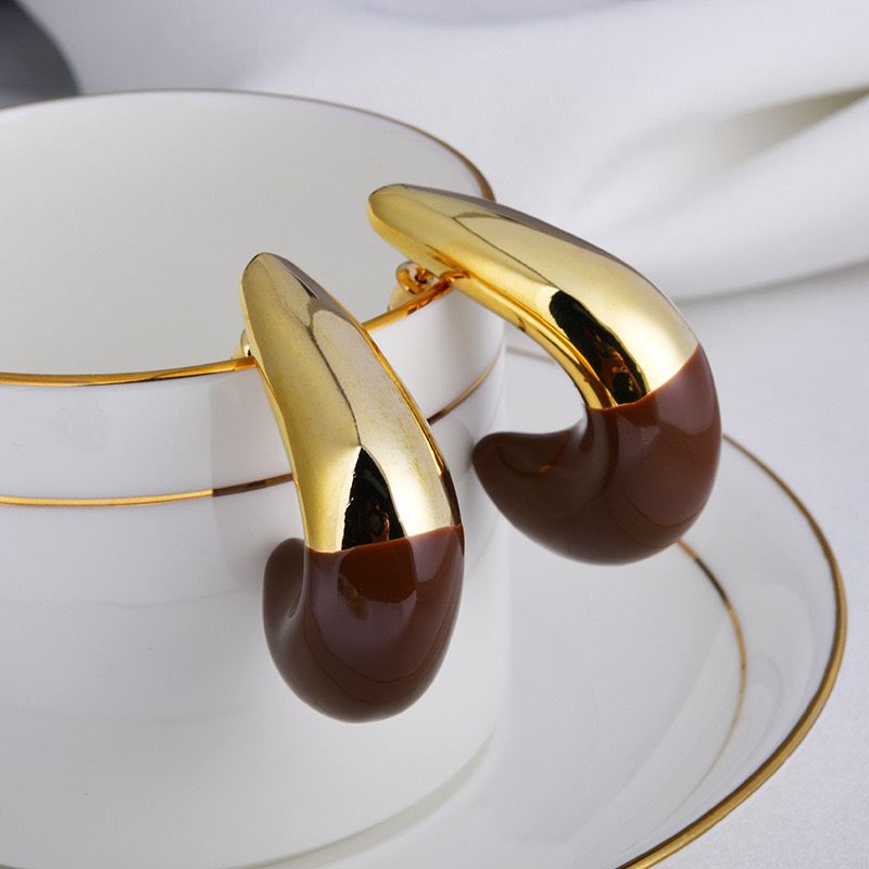 Juliana 22K Gold Plated Hoops