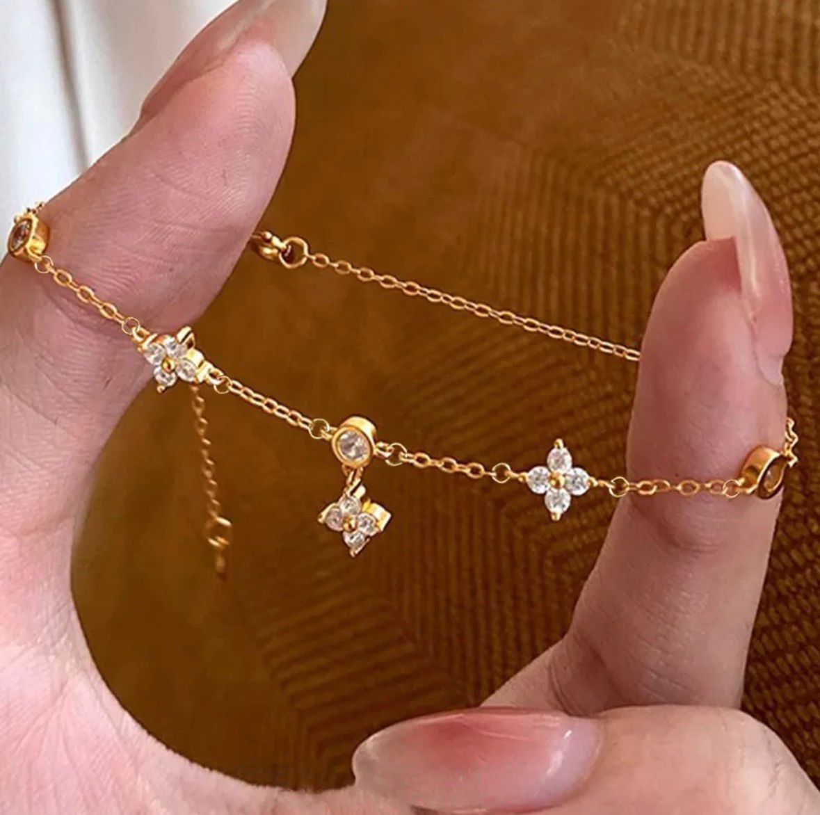 Flower Girl Dainty Bracelet