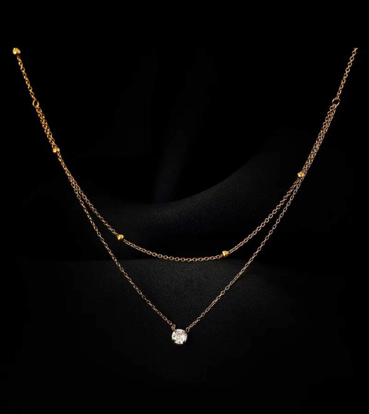 Minimal Touch Necklace Set