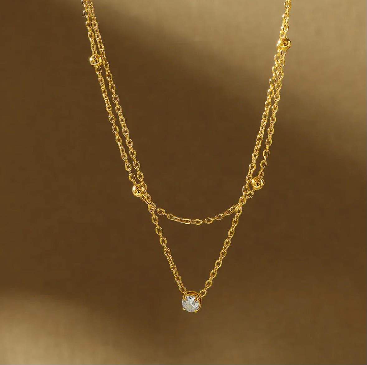 Minimal Touch Necklace Set