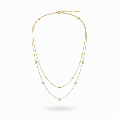 Dainty Blossom Necklace Set