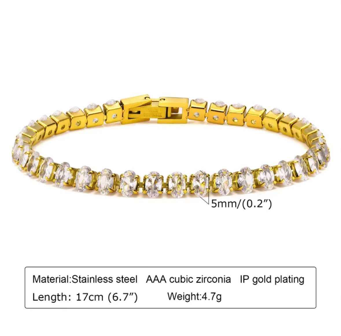 The Royal Row Tennis Bracelet