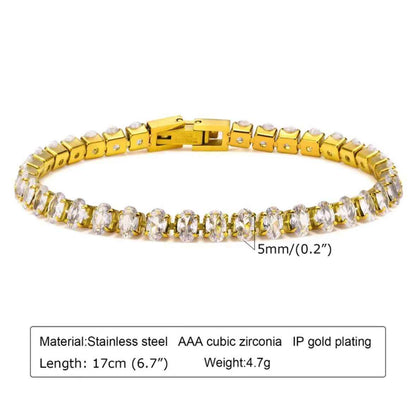 The Royal Row Tennis Bracelet